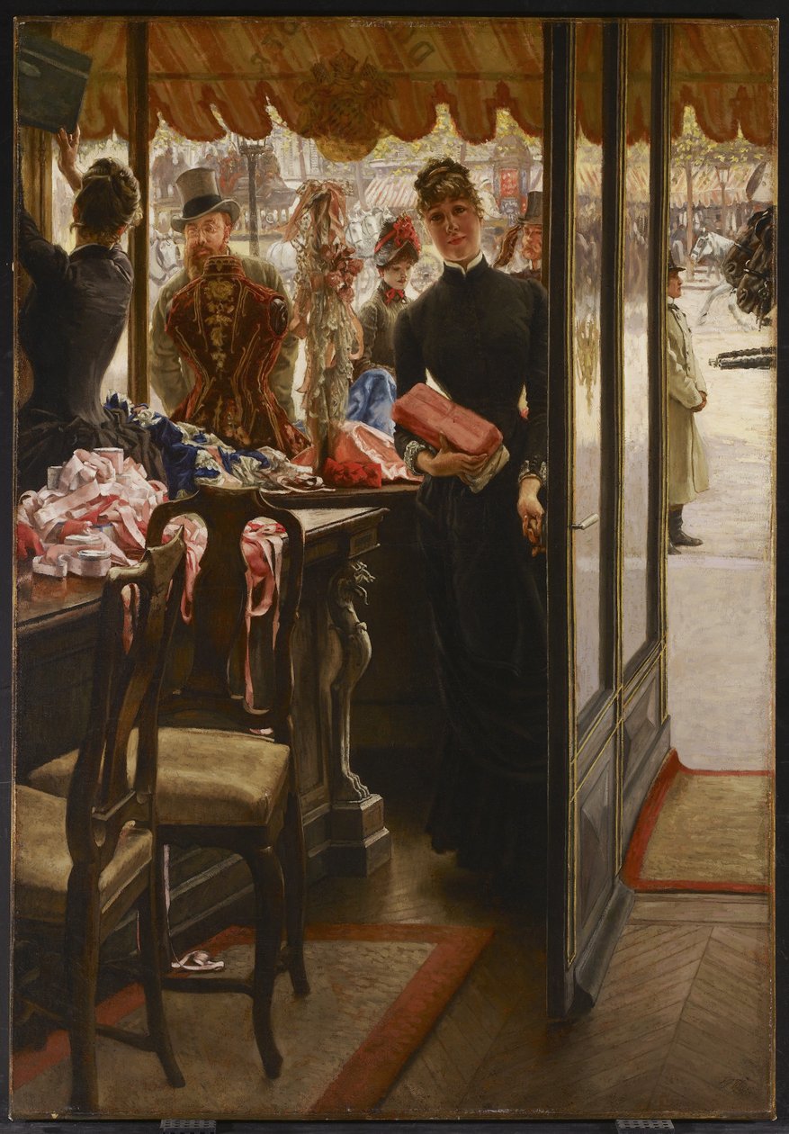Dükkan Kızı, 1883-85 by James Jacques Joseph Tissot