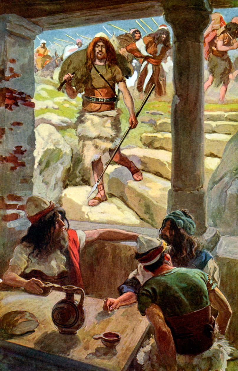 David, J James Tissot tarafından Achish