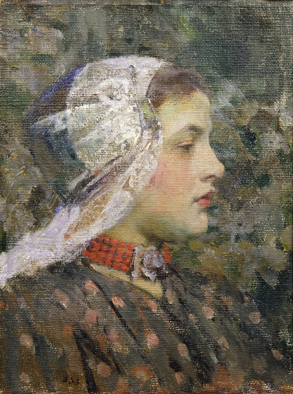 kedi yavrusu portresi, by James Jebusa Shannon