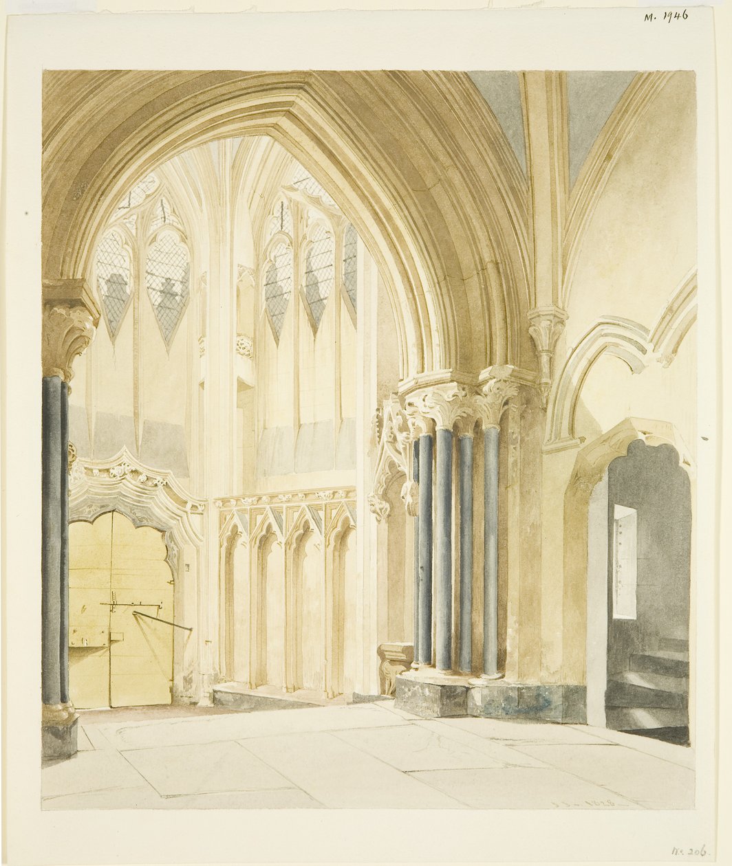 Kuzeye bakan St Mary Redcliffe Kuzey Sundurma, by James Johnson