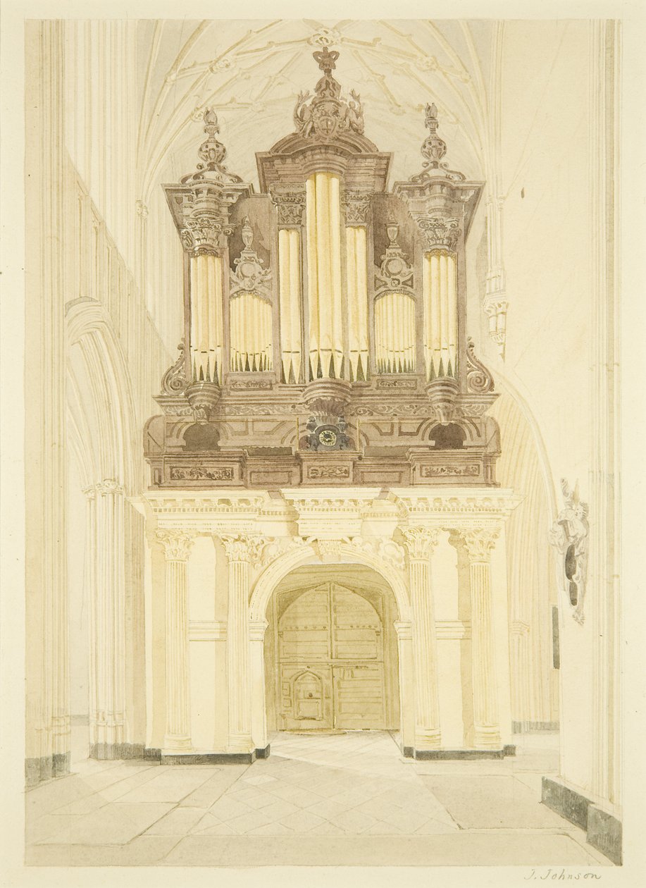 St Mary Redcliffe Organ ve Organ Çatı Katı by James Johnson