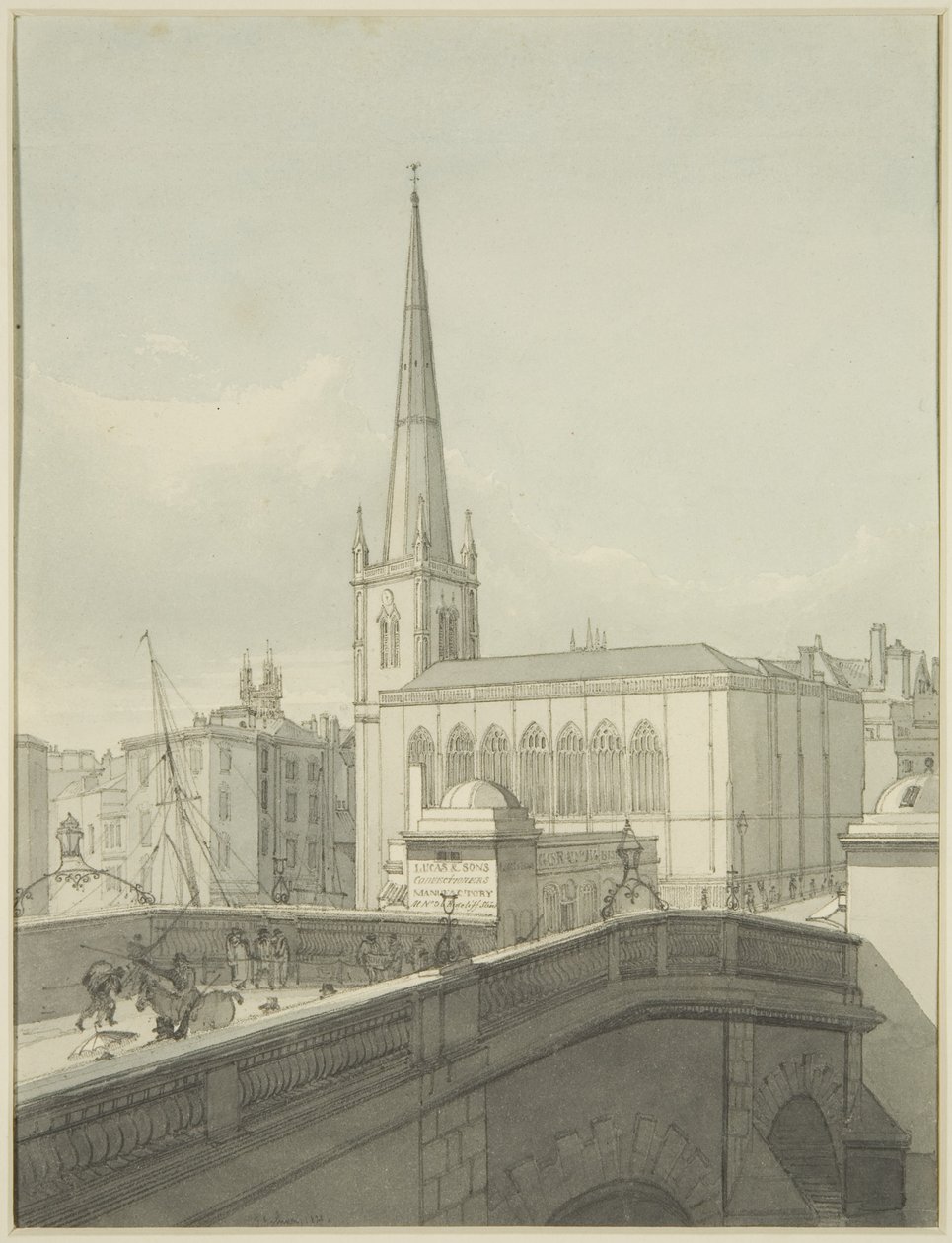 St Nicholas Kilisesi ve Bristol Köprüsü