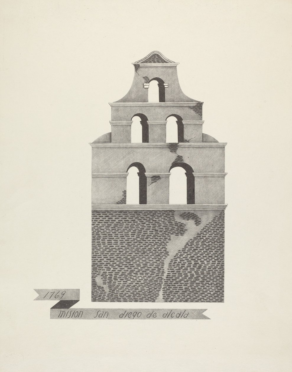 Mission San Diego de Alcala by James Jones