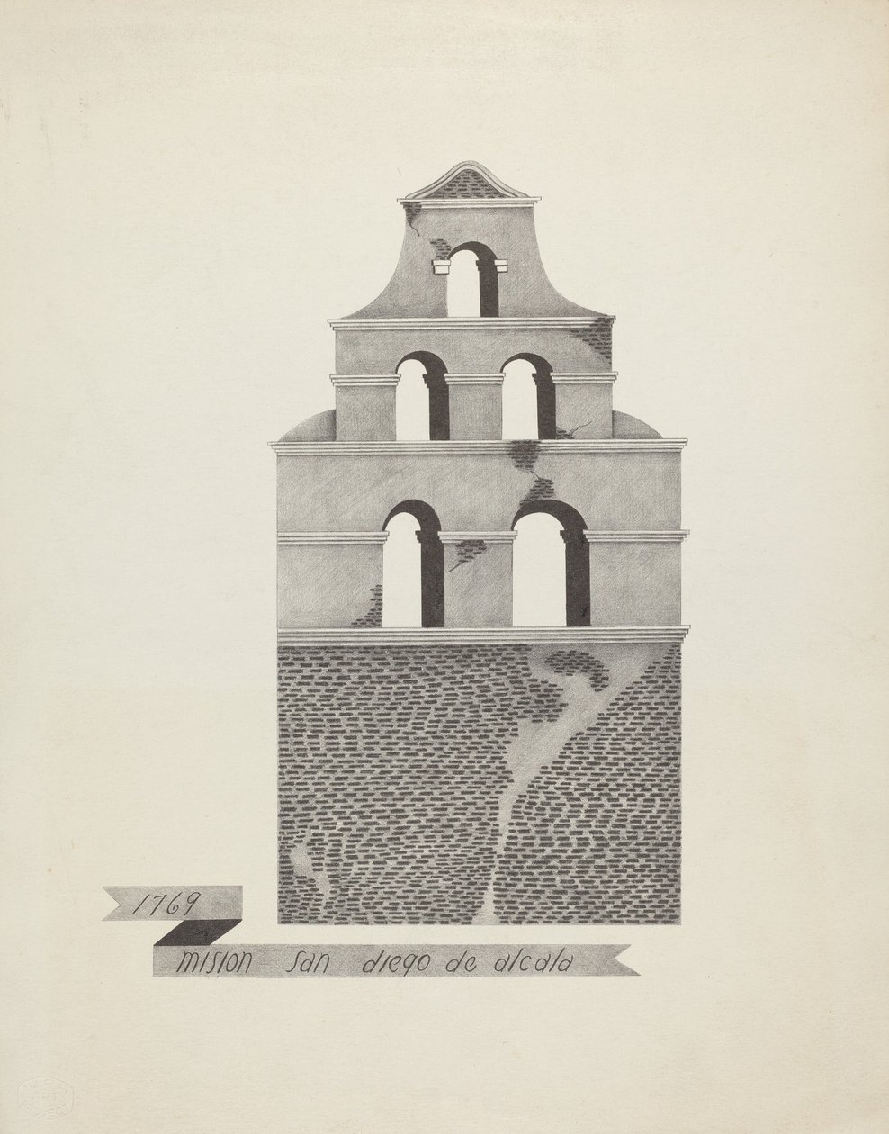 Mission San Diego de Alcala by James Jones