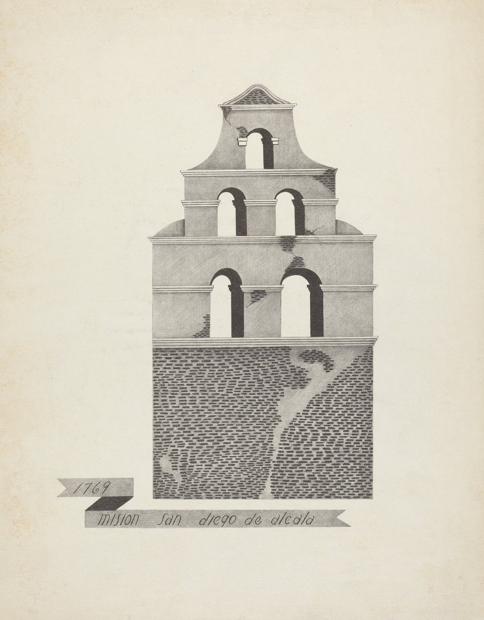 Mission San Diego de Alcala by James Jones