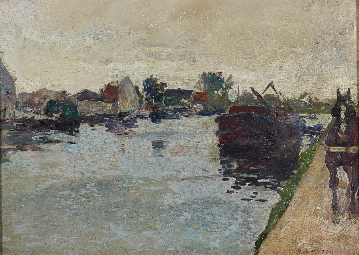 Çekme Yolu (tuval üzerine yağlı boya) by James Kerr Lawson