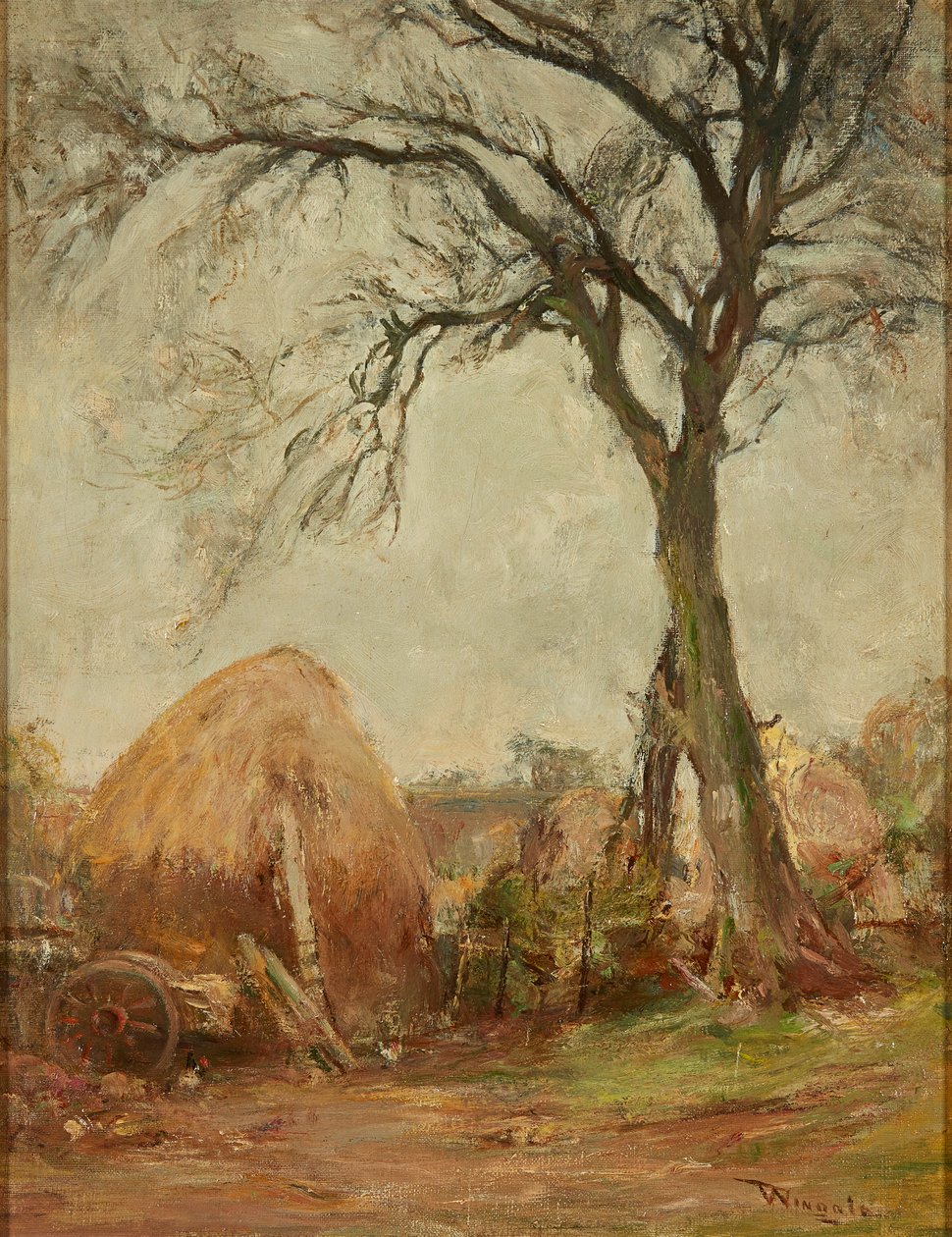 Çiftlikte Bahar, Currie (tuval üzerine yağlı boya) by James Lawton Wingate