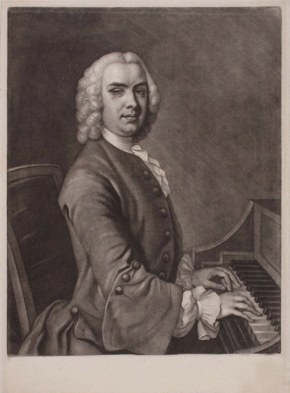 Organist ve besteci John Stanley 1712-1786
