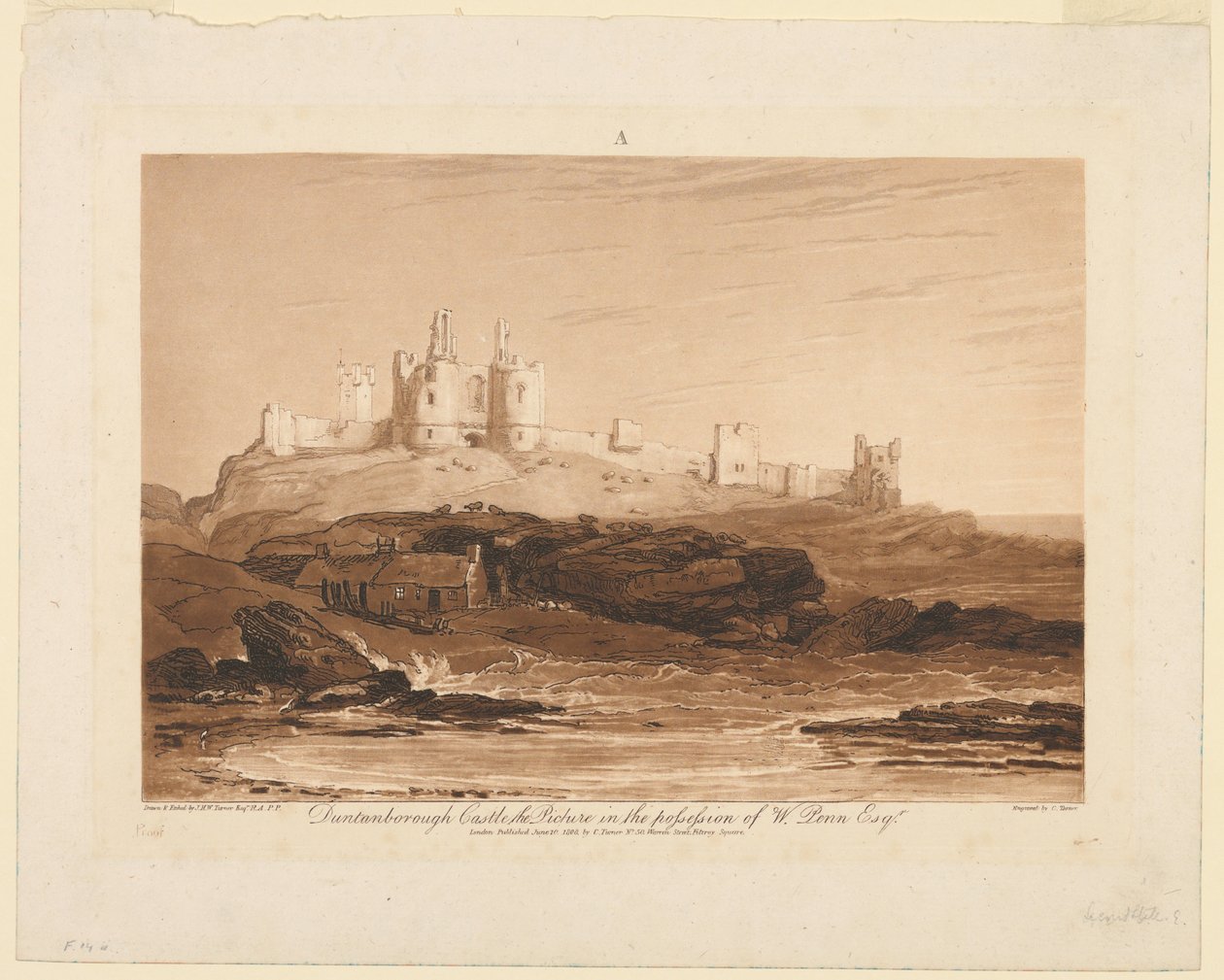 Dunstanburgh Kalesi, "Liber Studiorum", bölüm III