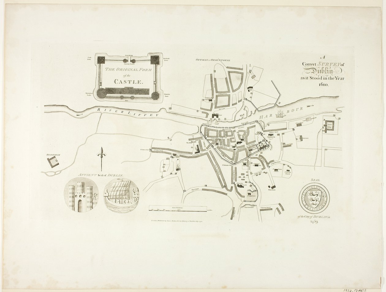 1610 Yılında Durduğu Haliyle Dublin