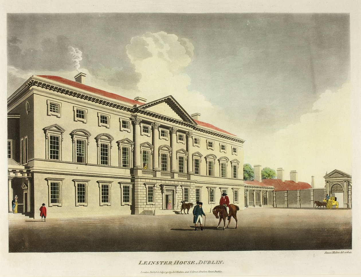 Leinster Evi, Dublin by James Malton
