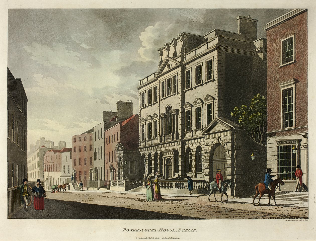 Powerscourt Evi, Dublin by James Malton