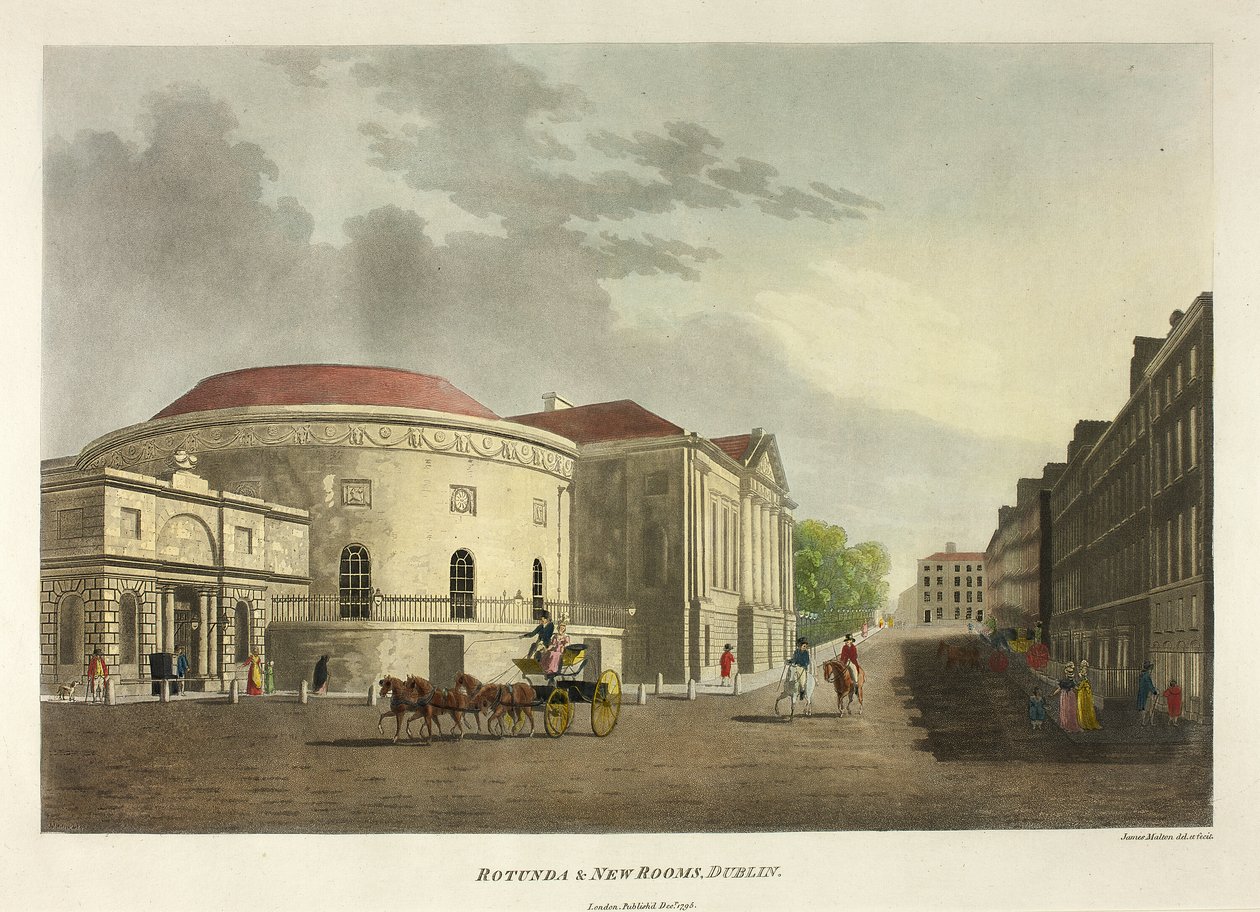 Rotunda ve Yeni Odalar - Dublin by James Malton