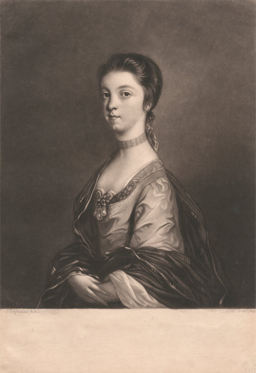Leydi Elizabeth Montagu by James McArdell