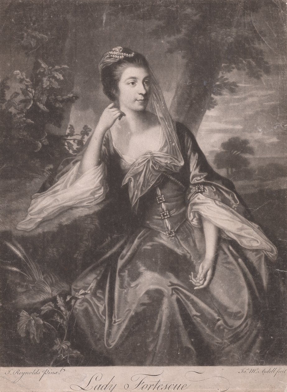 Leydi Fortescue by James McArdell