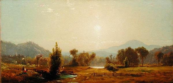 Kedi Becerilerinin Görünümü (tuval üzerine yağlı boya) by James McDougal Hart