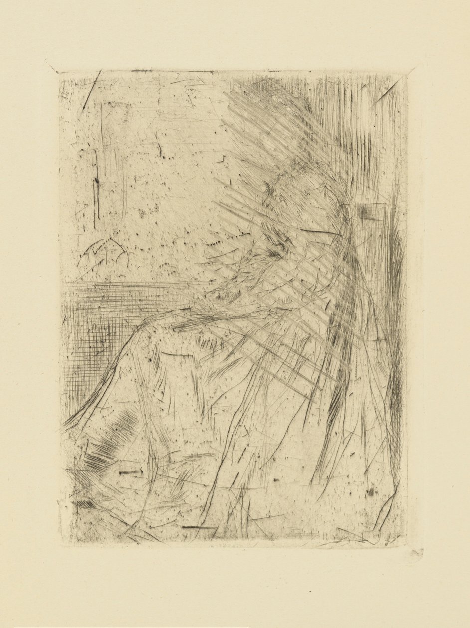 [76] Whistler - Maude, Seated tarafından iptal edilen plaklardan izlenimler. by James Abbott McNeill Whistler