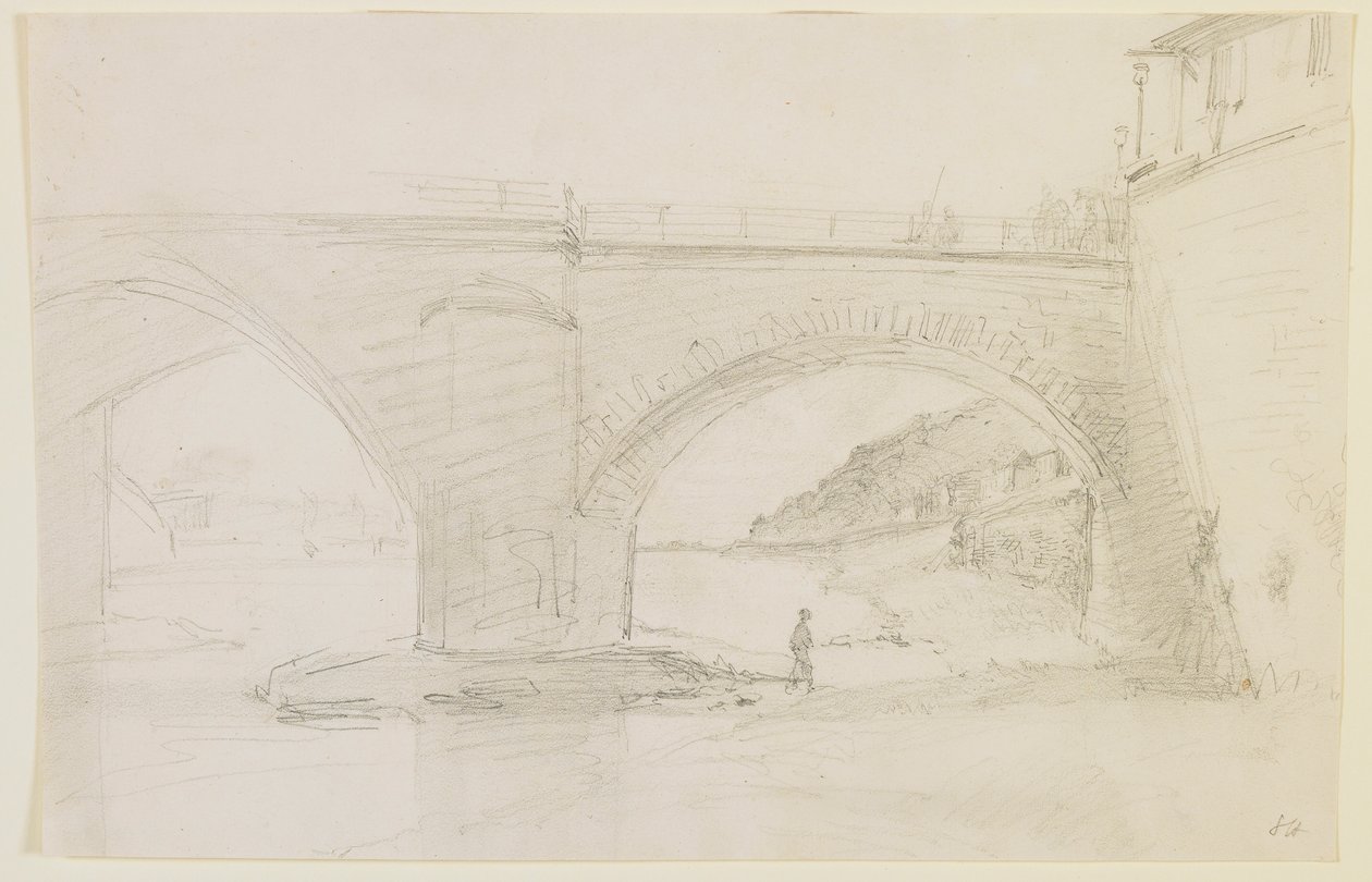 bir köprü by James Abbott McNeill Whistler