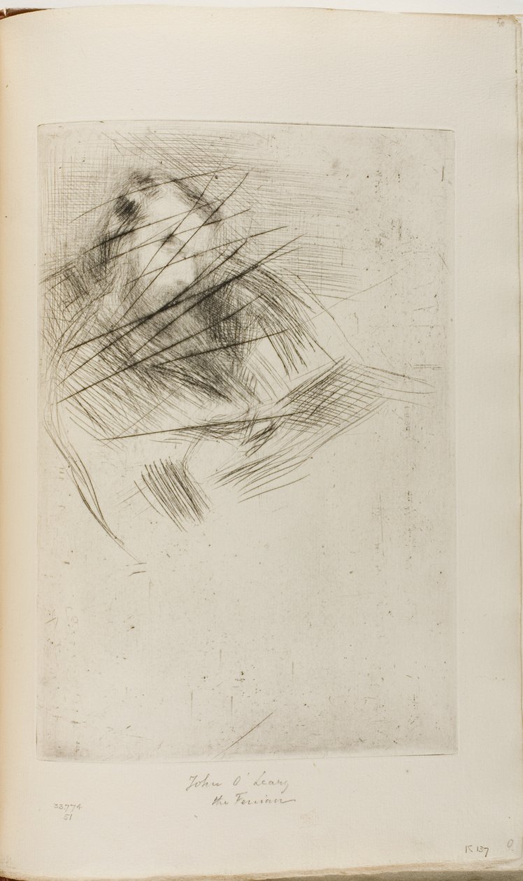 Bir Adam Okuma by James Abbott McNeill Whistler
