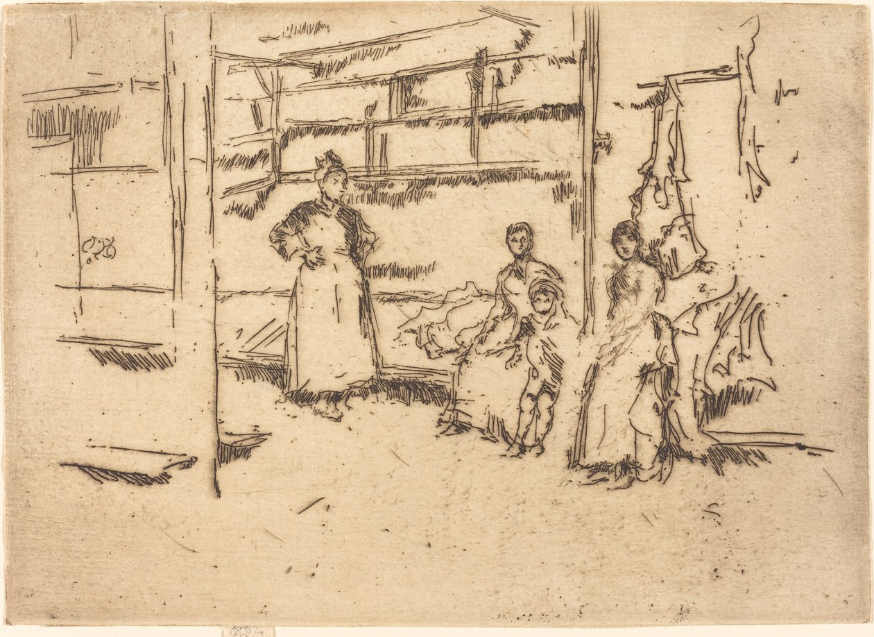 Satıştan Sonra, Hounsditch by James Abbott McNeill Whistler