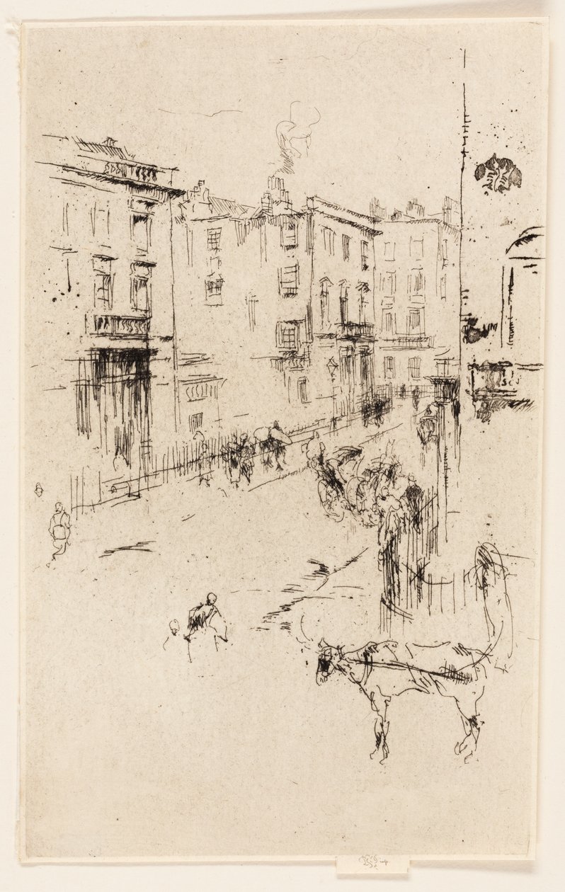 Alderney Caddesi by James Abbott McNeill Whistler