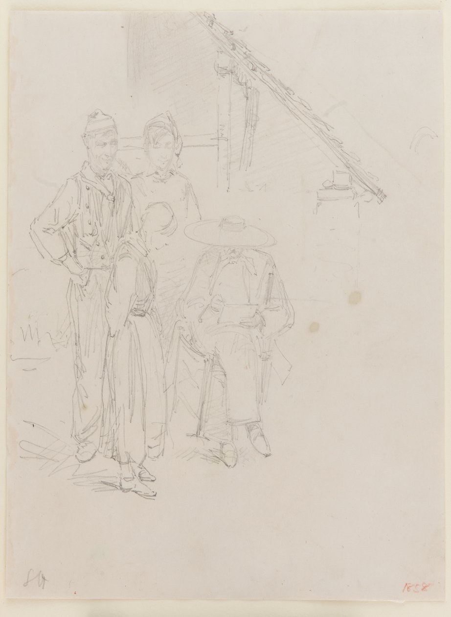 Bir Sanatçı Eskiz by James Abbott McNeill Whistler