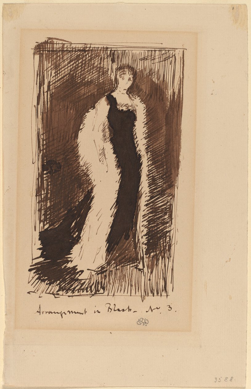 Siyah Aranjman - No.3 by James Abbott McNeill Whistler