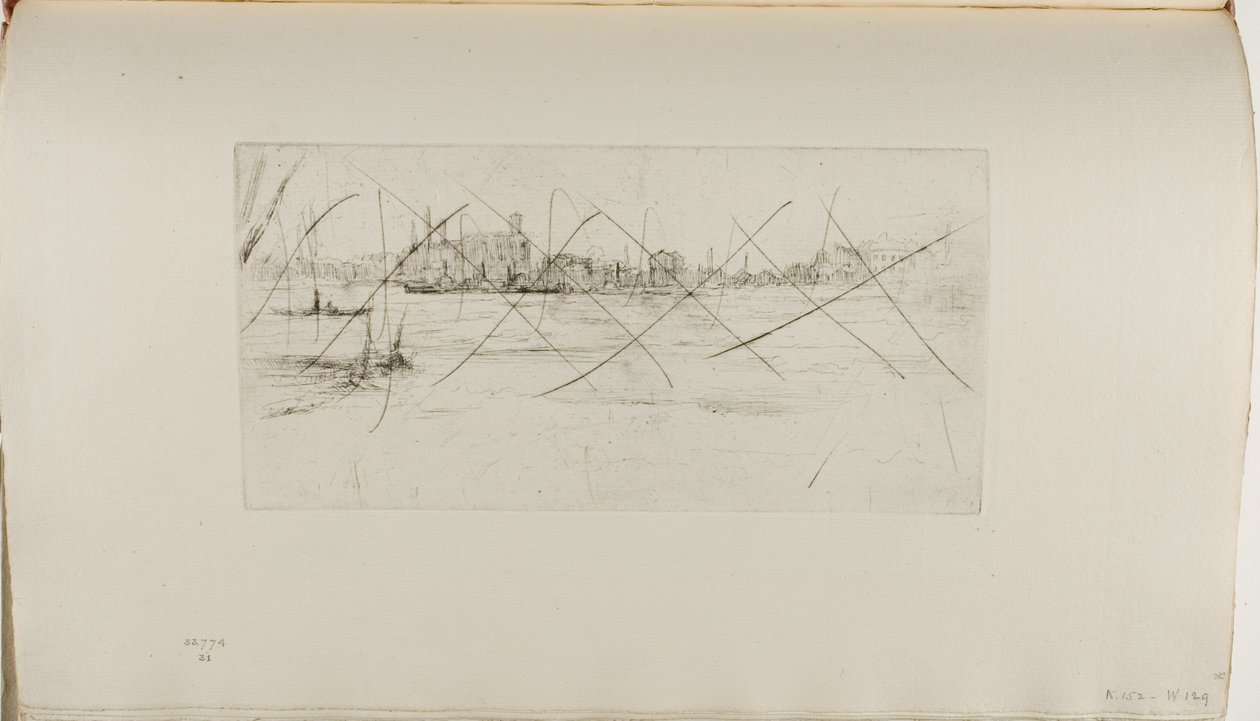 Battersea: Sabah Erken by James Abbott McNeill Whistler