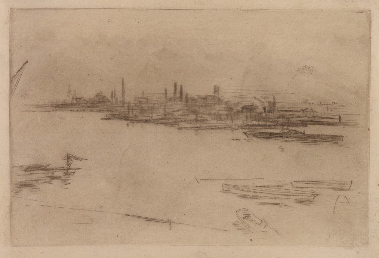 Battersea Sabahı by James Abbott McNeill Whistler