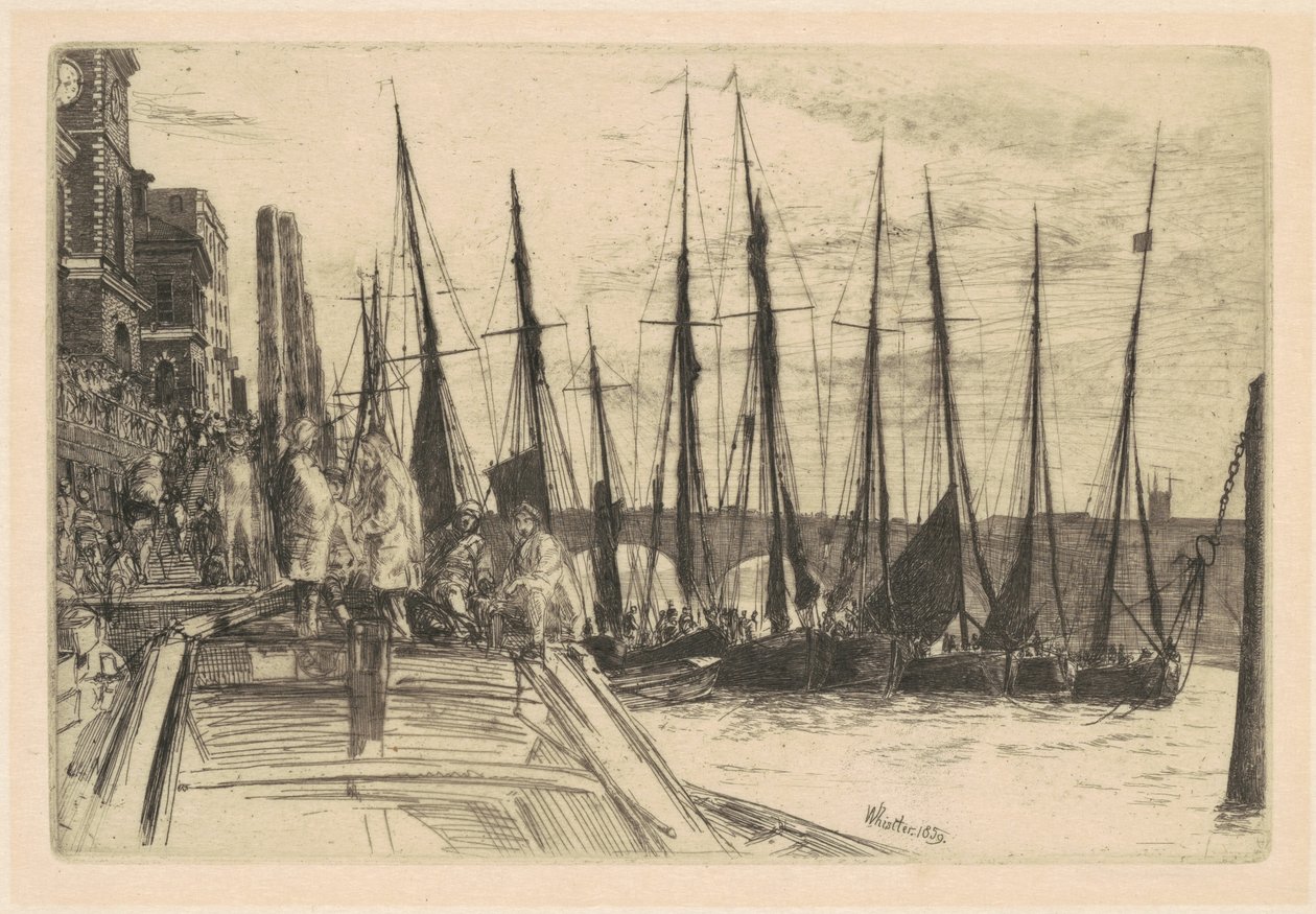 fatura kapısı by James Abbott McNeill Whistler