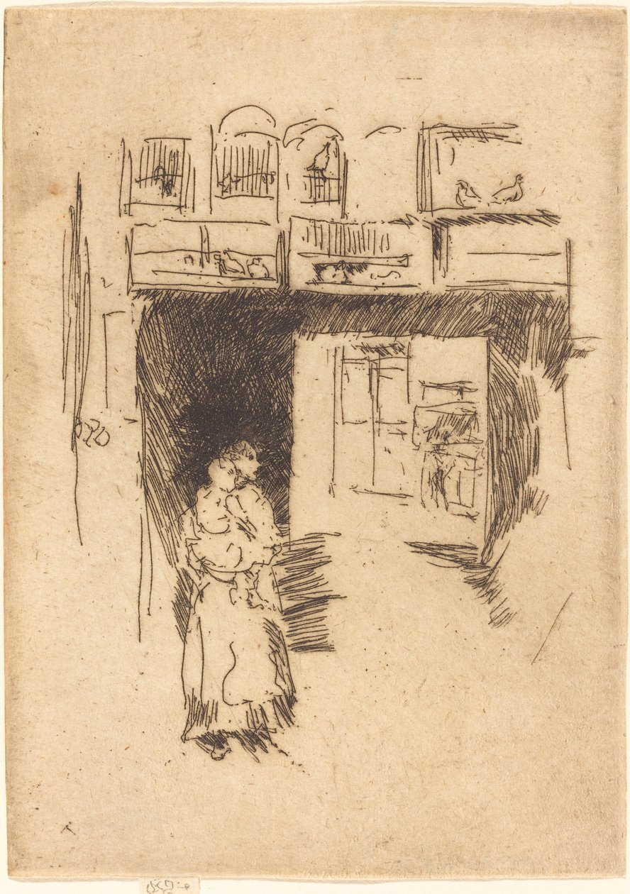 Kuş Kafesleri, Drury Lane by James Abbott McNeill Whistler