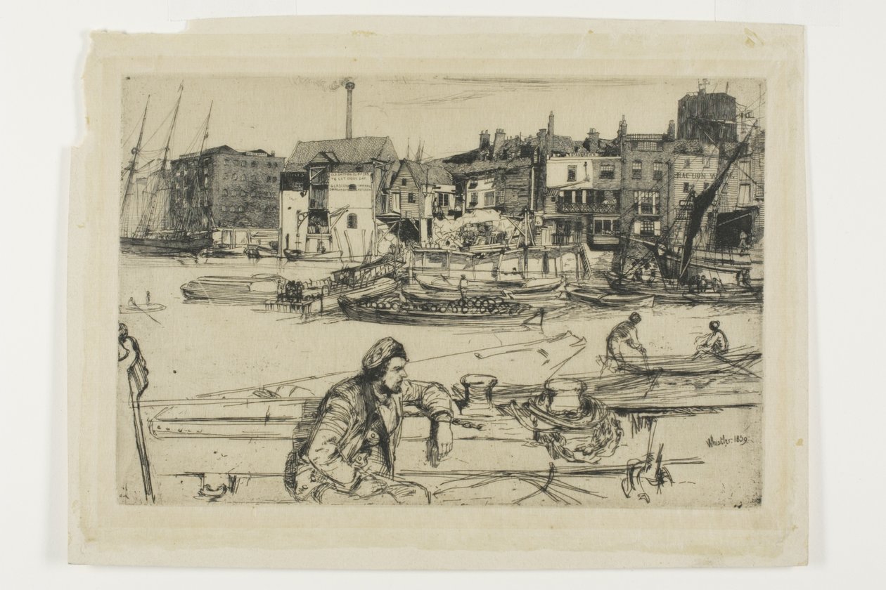 Kara Aslan İskelesi by James Abbott McNeill Whistler