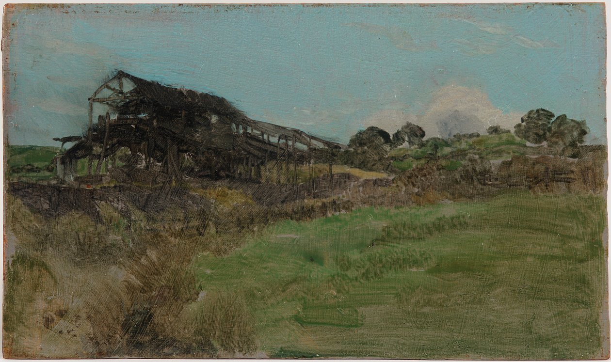 Mavi ve Zümrüt: Kömür Madeni by James Abbott McNeill Whistler
