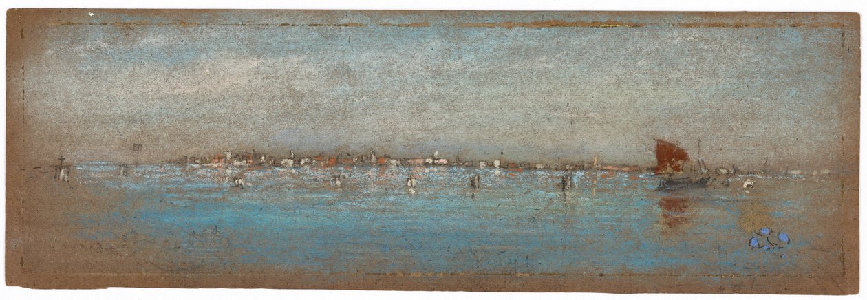Mavi ve Gümüş—Adalar, Venedik by James Abbott McNeill Whistler