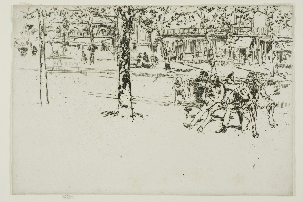 Boulevard Poissonniere, Paris by James Abbott McNeill Whistler