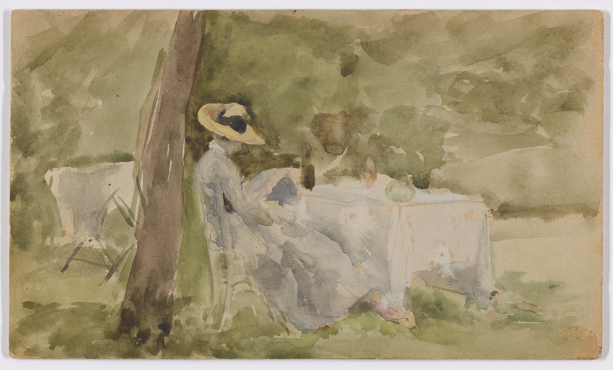 Bahçede Kahvaltı by James Abbott McNeill Whistler