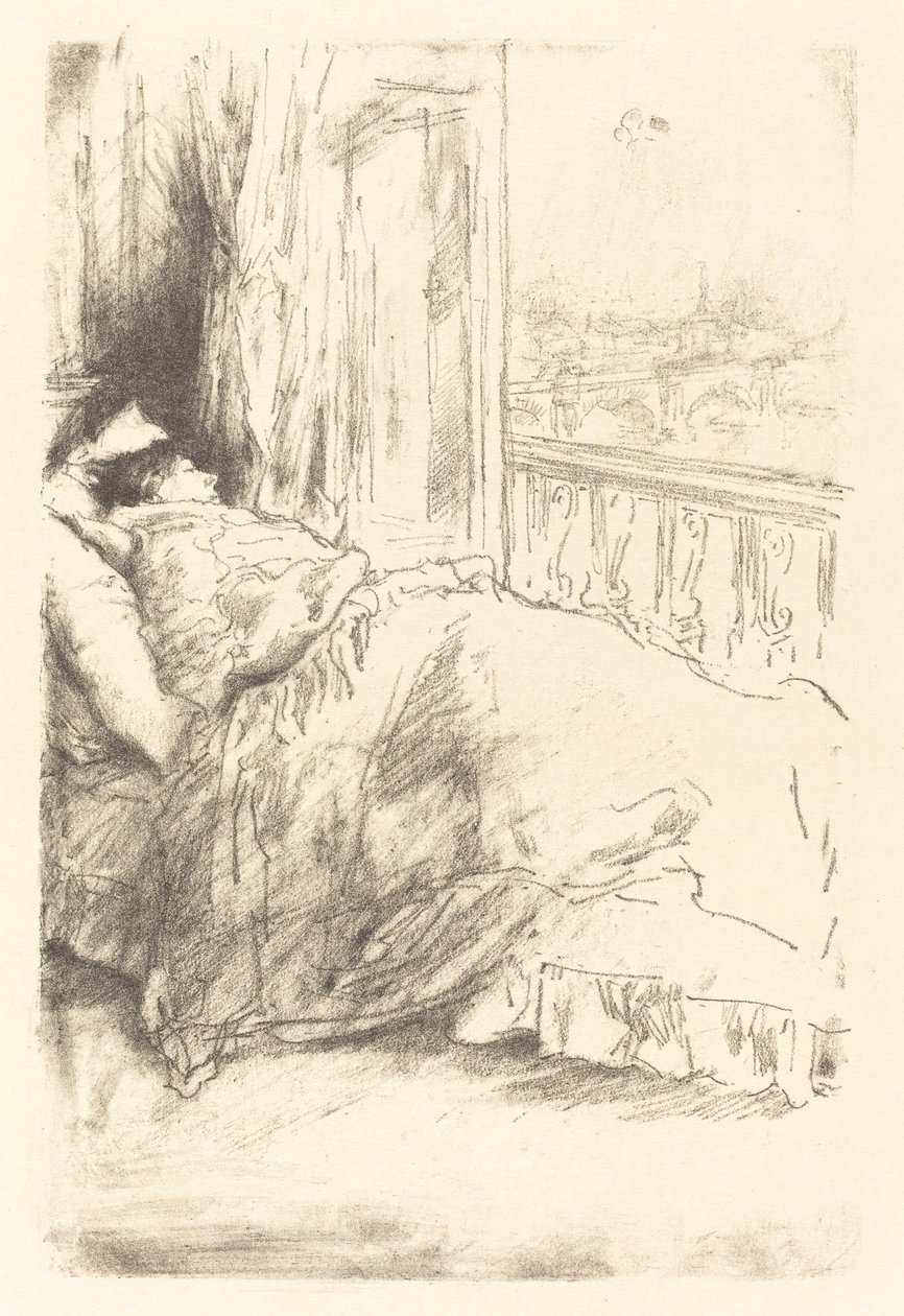balkon tarafından by James Abbott McNeill Whistler