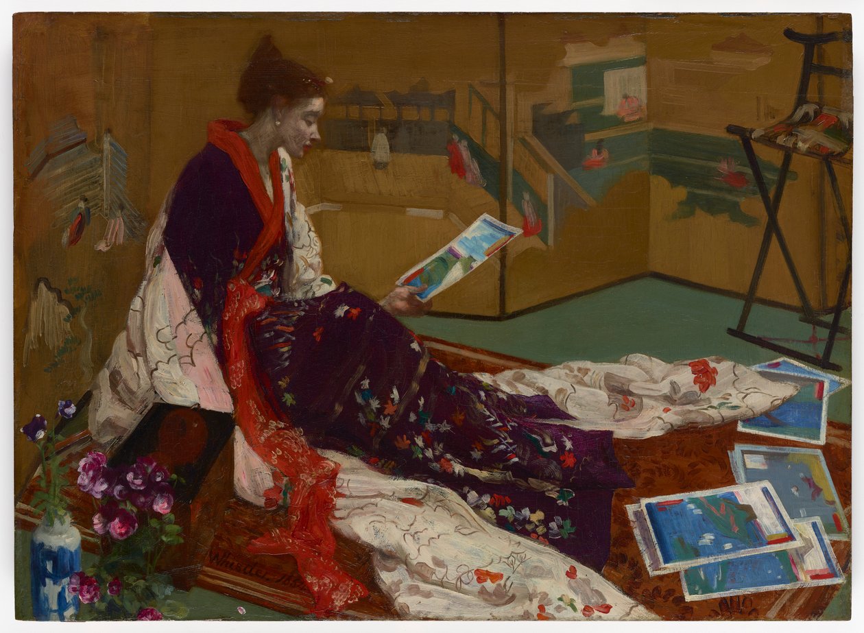 Mor ve Altın Kapris: Altın Perde by James Abbott McNeill Whistler