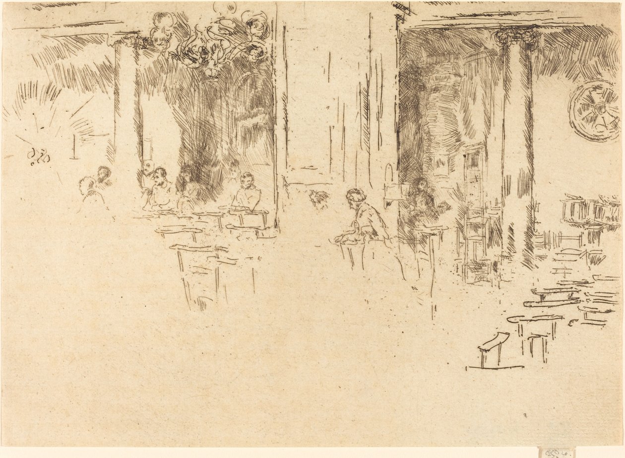 Kilise, Brüksel by James Abbott McNeill Whistler