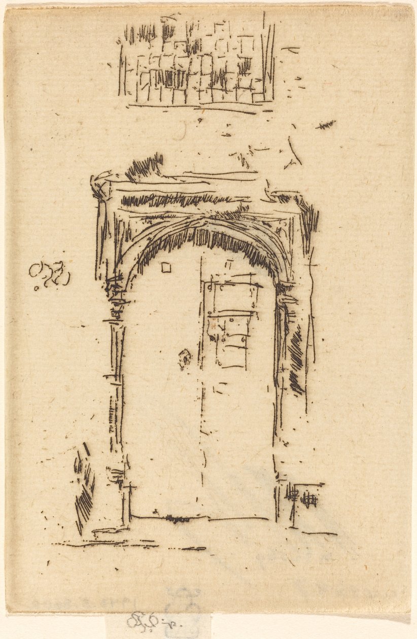 Kilise Kapısı, Edgemere by James Abbott McNeill Whistler