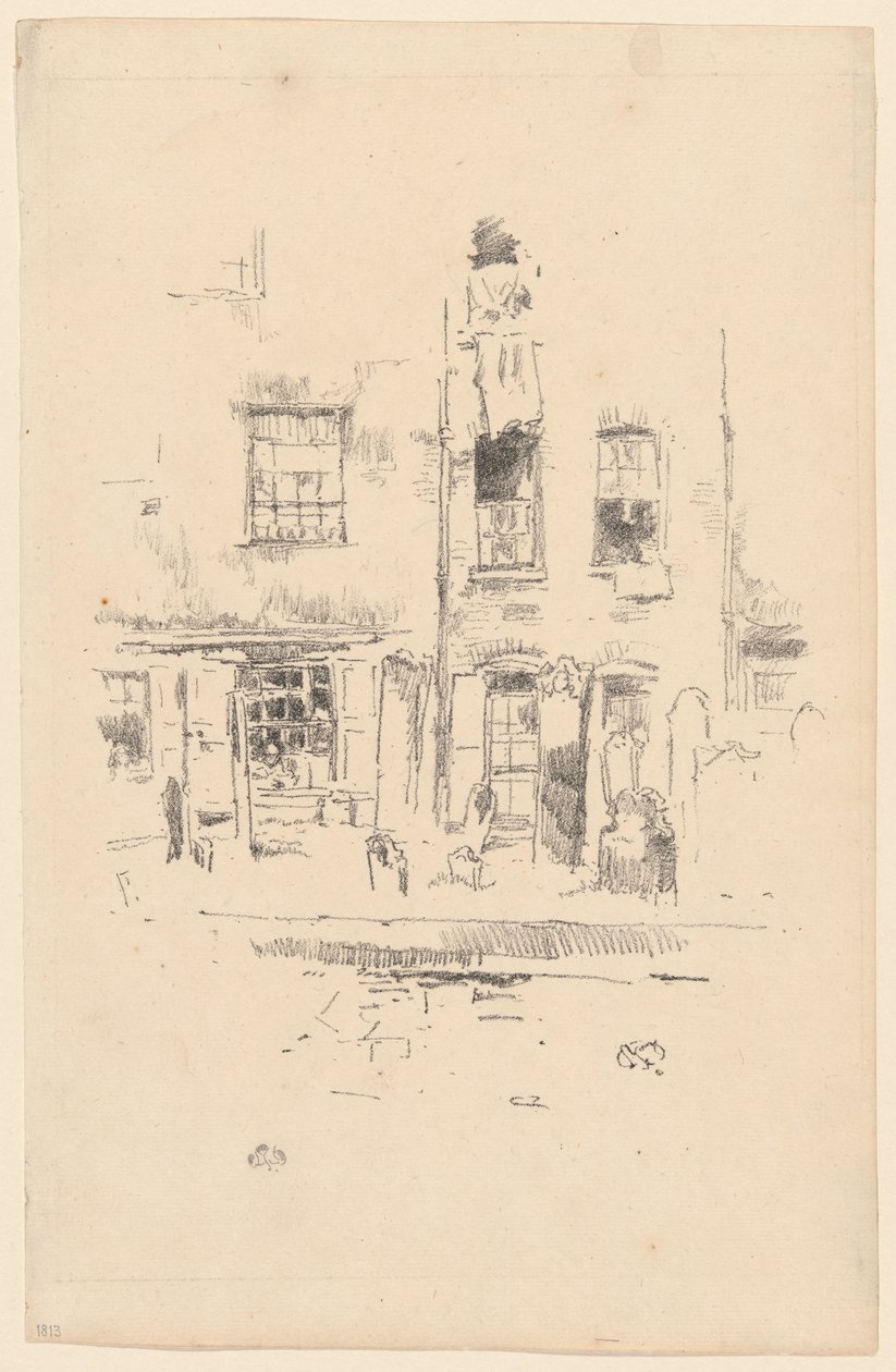 kilise bahçesi by James Abbott McNeill Whistler
