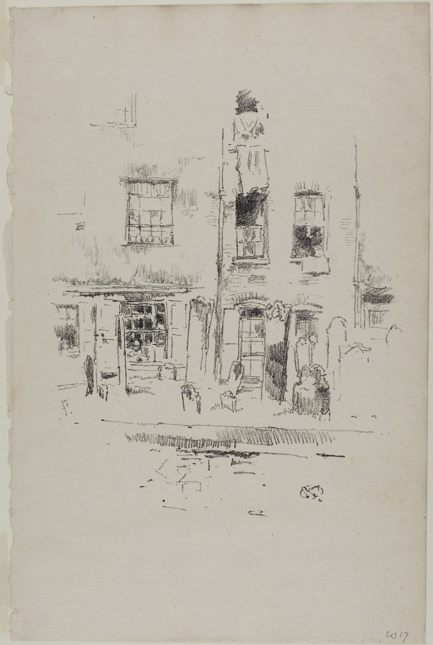 kilise bahçesi by James Abbott McNeill Whistler