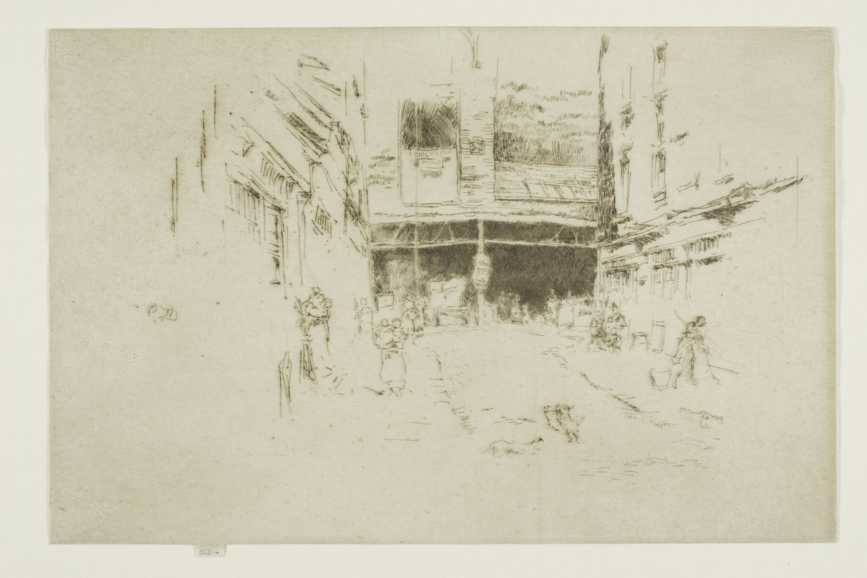Kıyafet Değişimi, Houndsditch, No. 1 by James Abbott McNeill Whistler