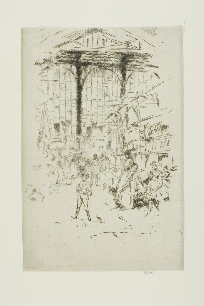 Kıyafet Değişimi, Houndsditch, No. 2 by James Abbott McNeill Whistler