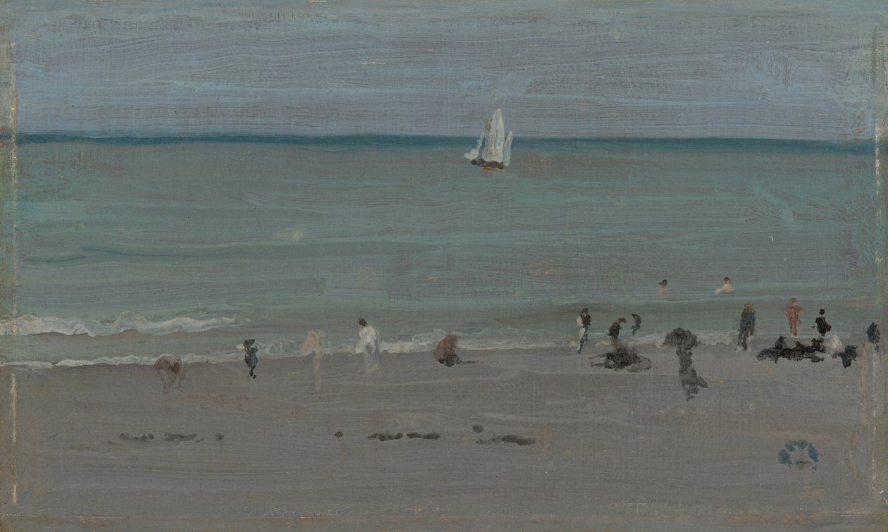 Sahil Manzarası, Yıkananlar by James Abbott McNeill Whistler