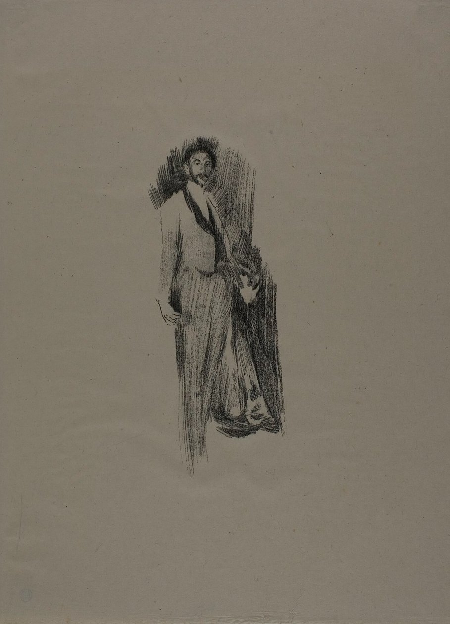Kont Robert de Montesquiou, No. 2 by James Abbott McNeill Whistler