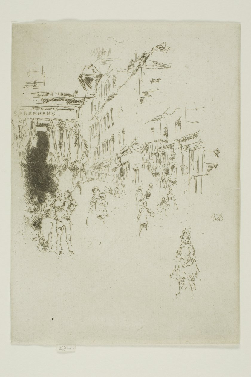 Cutler Caddesi, Houndsditch by James Abbott McNeill Whistler