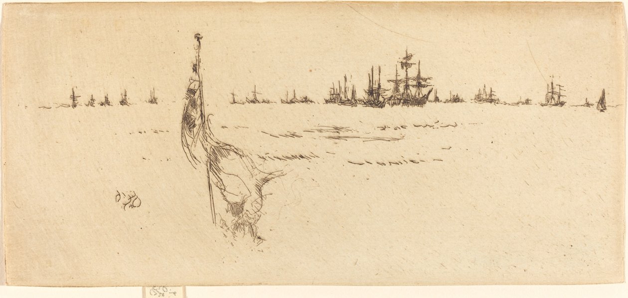 Bayrağı Daldırmak by James Abbott McNeill Whistler