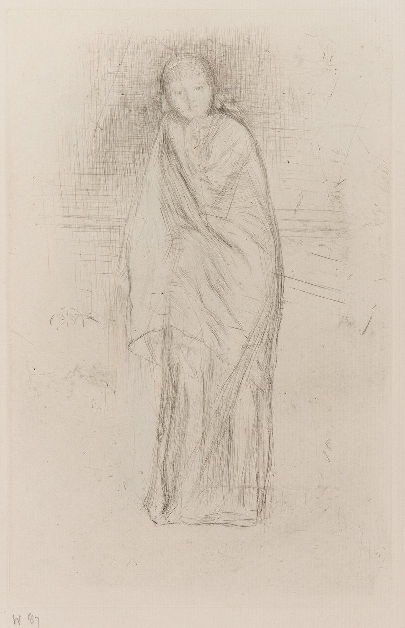 Drapeli Model by James Abbott McNeill Whistler