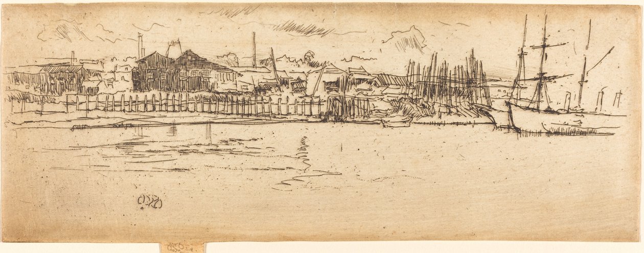 Kuru Havuz, Southampton by James Abbott McNeill Whistler